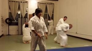 New Year's practice at Fire Horse Aikido in New Haven, Conn.