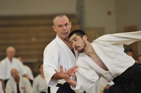 My dad, Mike Flynn, Shihan) and I